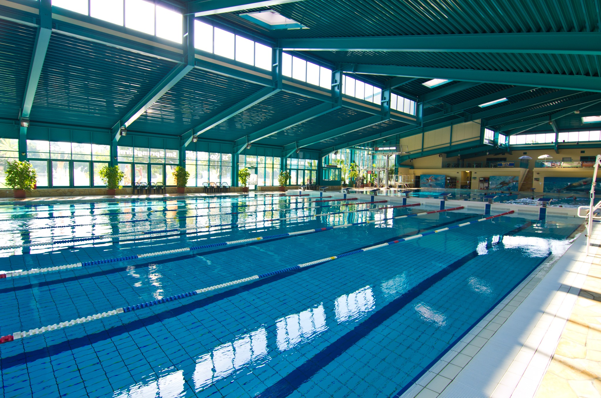 Das Becken im Freizeitbad Lagune.